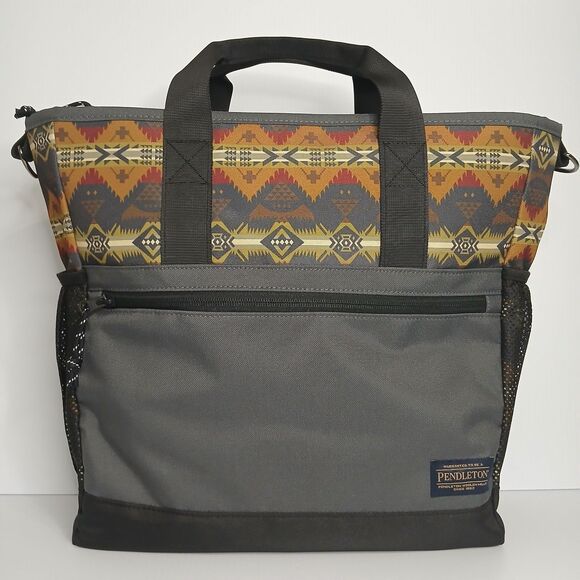 New Pendleton Nehalem Grey Rancho Arroyo Carryall Zip Tote Bag Purse $119 - Picture 1 of 11